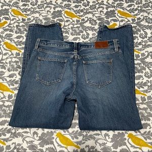 Madewell Medium Wash Destroyed Boyjean EUC Size 27